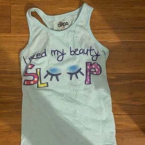 Girls medium pajama top